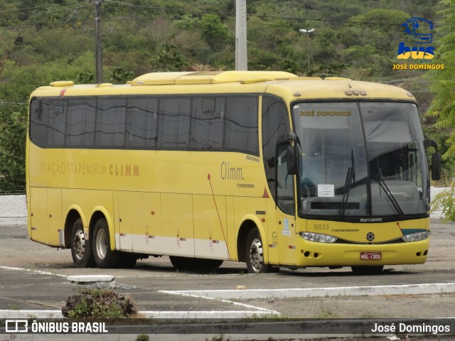 Viação Itapemirim 8835 na cidade de Aracaju, Sergipe, Brasil, por José Domingos. ID da foto: 7384947.