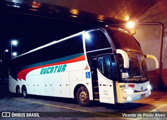 Eucatur - Empresa União Cascavel de Transportes e Turismo 4425 na cidade de Belo Horizonte, Minas Gerais, Brasil, por Vicente de Paulo Alves. ID da foto: 7384249.