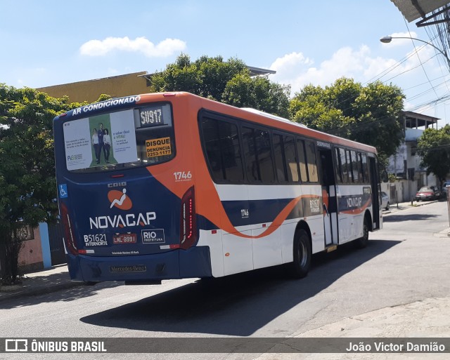 Viação Novacap B51621 na cidade de Rio de Janeiro, Rio de Janeiro, Brasil, por João Victor Damião. ID da foto: 7382272.