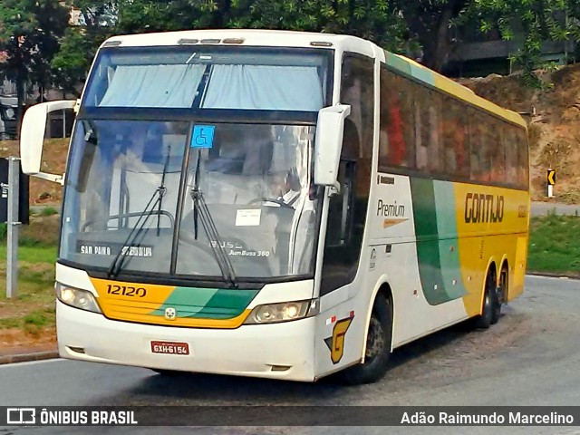 Empresa Gontijo de Transportes 12120 na cidade de Belo Horizonte, Minas Gerais, Brasil, por Adão Raimundo Marcelino. ID da foto: 7384627.