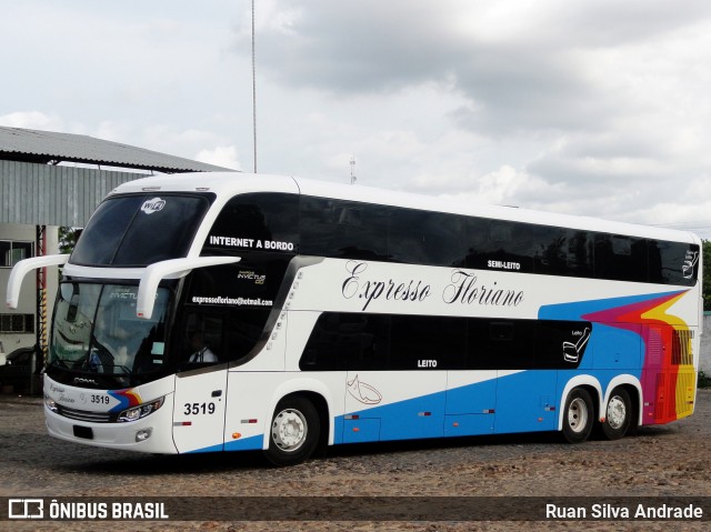 Expresso Floriano 3519 na cidade de Teresina, Piauí, Brasil, por Ruan Silva Andrade. Número da foto: #7384765.