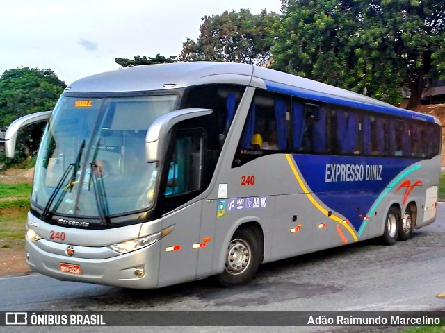 Expresso Diniz 240 na cidade de Belo Horizonte, Minas Gerais, Brasil, por Adão Raimundo Marcelino. Número da foto: #7384686.
