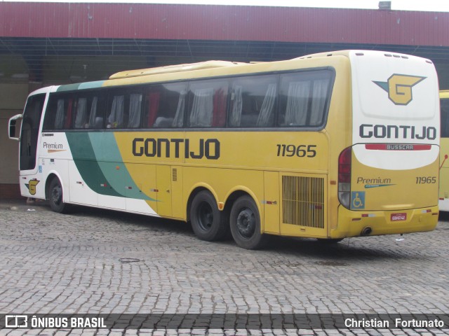 Empresa Gontijo de Transportes 11965 na cidade de Leopoldina, Minas Gerais, Brasil, por Christian  Fortunato. Número da foto: #7382559.