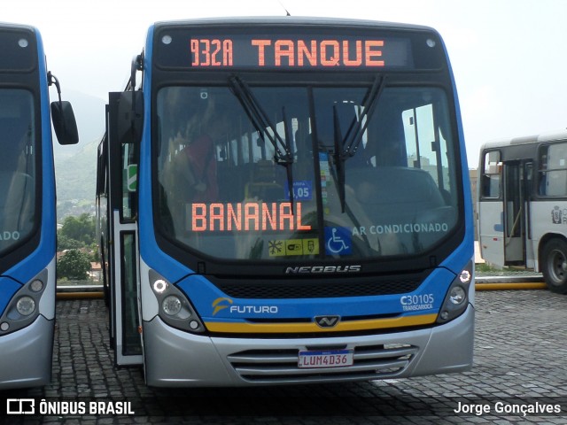Transportes Futuro C30105 na cidade de Rio de Janeiro, Rio de Janeiro, Brasil, por Jorge Gonçalves. Número da foto: #7383996.