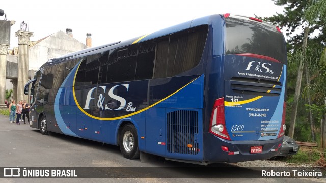 F&S Bus - Ferreira & Stefanini Locadora e Turismo 1500 na cidade de Curitiba, Paraná, Brasil, por Roberto Teixeira. ID da foto: 7385025.