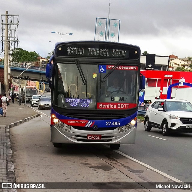 BBTT - Benfica Barueri Transporte e Turismo 27.485 na cidade de Itapevi, São Paulo, Brasil, por Michel Nowacki. Número da foto: #7414525.