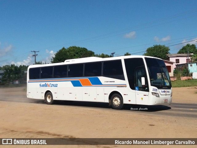 VUSC - Viação União Santa Cruz 2220 na cidade de Rio Pardo, Rio Grande do Sul, Brasil, por Ricardo Manoel Limberger Carvalho. Número da foto: #7414960.