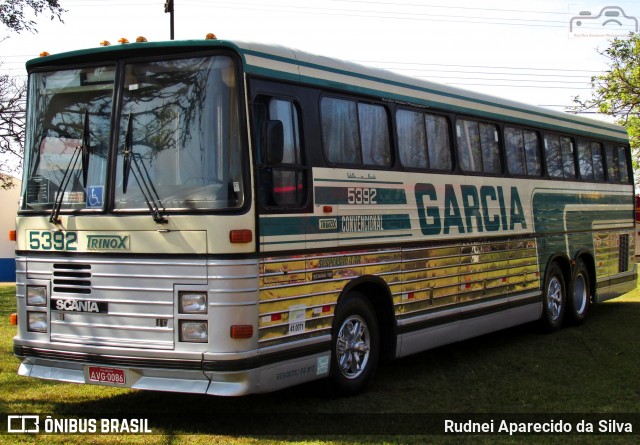 Viação Garcia 5392 na cidade de Cambé, Paraná, Brasil, por Rudnei Aparecido da Silva. ID da foto: 7414367.