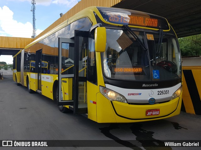 Viação Pioneira 226351 na cidade de Gama, Distrito Federal, Brasil, por William Gabriel. Número da foto: #7412069.
