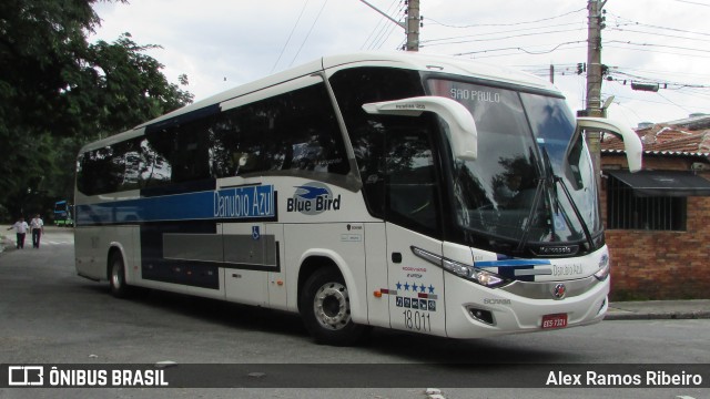 VIDA - Viação Danúbio Azul 18.011 na cidade de São Paulo, São Paulo, Brasil, por Alex Ramos Ribeiro. ID da foto: 7413611.