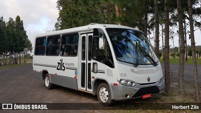 Zils Transportes 703 na cidade de Terra de Areia, Rio Grande do Sul, Brasil, por Herbert Zils. Número da foto: #7413064.