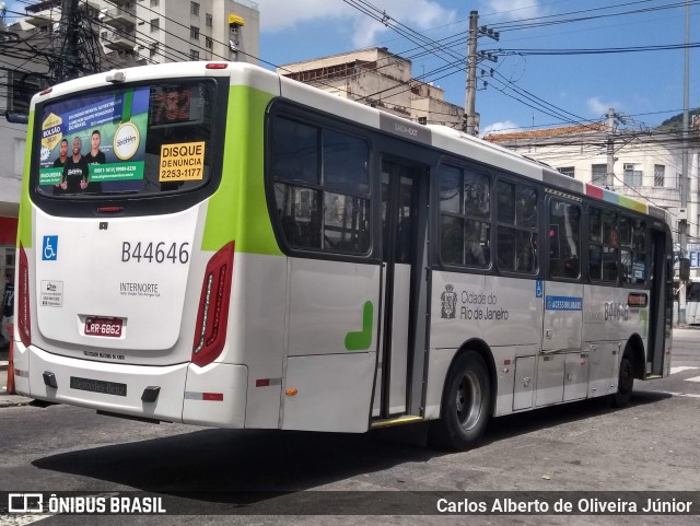 Auto Viação Três Amigos B44646 na cidade de Rio de Janeiro, Rio de Janeiro, Brasil, por Carlos Alberto de Oliveira Júnior. ID da foto: 7414182.