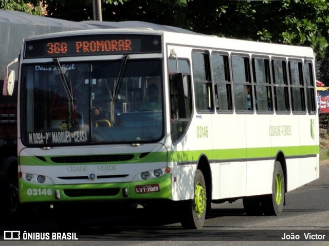 Transporte Coletivo Cidade Verde 03146 na cidade de Teresina, Piauí, Brasil, por João Victor. Número da foto: #7414469.