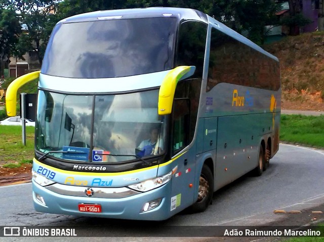 Arara Azul Transportes 2019 na cidade de Belo Horizonte, Minas Gerais, Brasil, por Adão Raimundo Marcelino. ID da foto: 7414304.