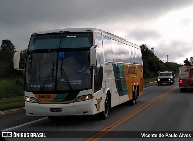 Empresa Gontijo de Transportes 16010 na cidade de Vitória da Conquista, Bahia, Brasil, por Vicente de Paulo Alves. ID da foto: 7414547.