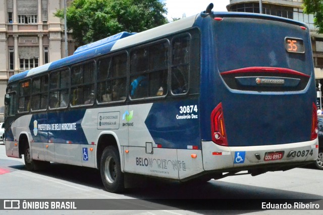 Independência > Trans Oeste Transportes 30874 na cidade de Belo Horizonte, Minas Gerais, Brasil, por Eduardo Ribeiro. ID da foto: 7414676.