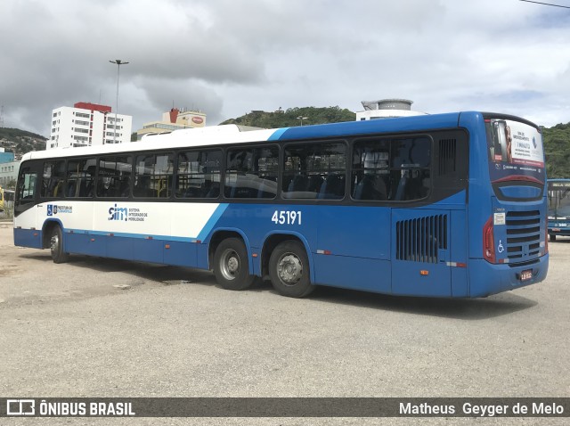 Insular Transportes Coletivos 45191 na cidade de Florianópolis, Santa Catarina, Brasil, por Matheus  Geyger de Melo. Número da foto: #7413989.