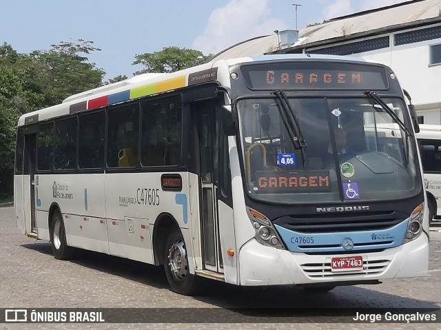 Viação Redentor C47605 na cidade de Rio de Janeiro, Rio de Janeiro, Brasil, por Jorge Gonçalves. Número da foto: #7412091.