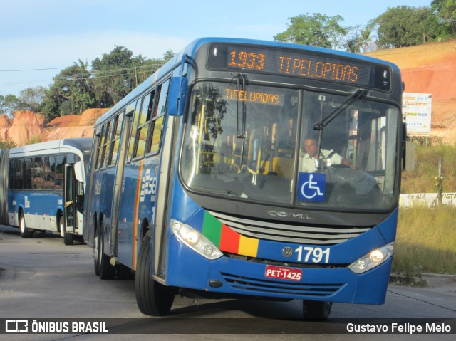 Itamaracá Transportes 1.791 na cidade de Paulista, Pernambuco, Brasil, por Gustavo Felipe Melo. Número da foto: #7414123.