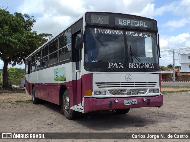 Ônibus Particulares JTM0702 na cidade de Bragança, Pará, Brasil, por Carlos Jorge N.  de Castro. Número da foto: #7411758.