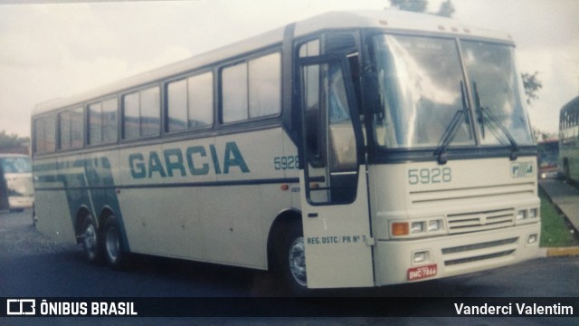 Viação Garcia 5928 na cidade de São Paulo, São Paulo, Brasil, por Vanderci Valentim. Número da foto: #7413360.
