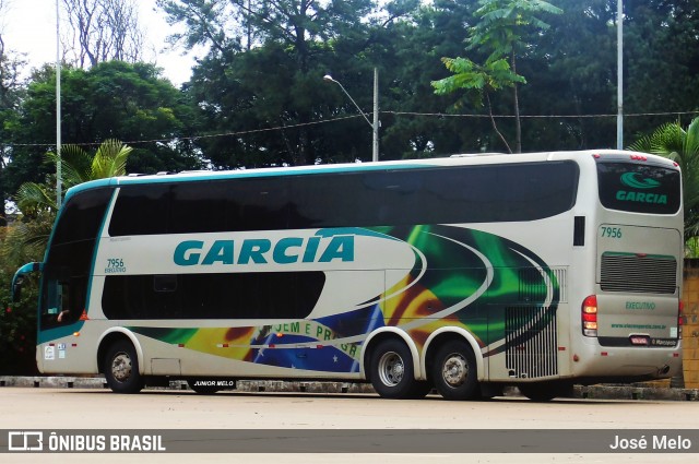 Viação Garcia 7956 na cidade de Maringá, Paraná, Brasil, por José Melo. ID da foto: 7417296.