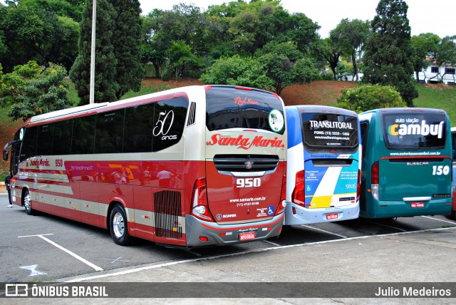 Santa Maria Fretamento e Turismo > Transportes Santa Maria(SP) 950 na cidade de São Paulo, São Paulo, Brasil, por Julio Medeiros. Número da foto: #7416918.