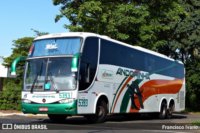 Empresa de Transportes Andorinha 5393 na cidade de Assis, São Paulo, Brasil, por Francisco Ivano. ID da foto: 7415646.