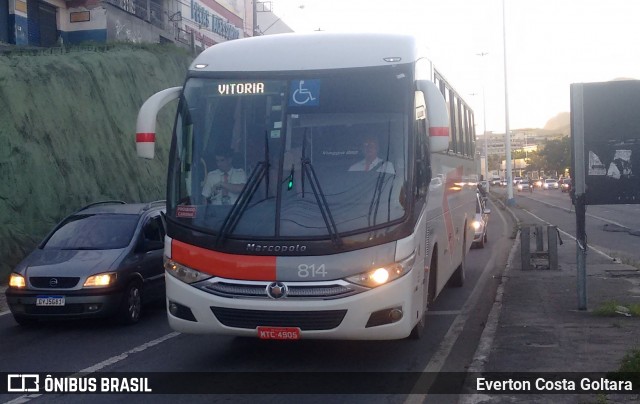 Viação Alvorada 814 na cidade de Cariacica, Espírito Santo, Brasil, por Everton Costa Goltara. ID da foto: 7415450.