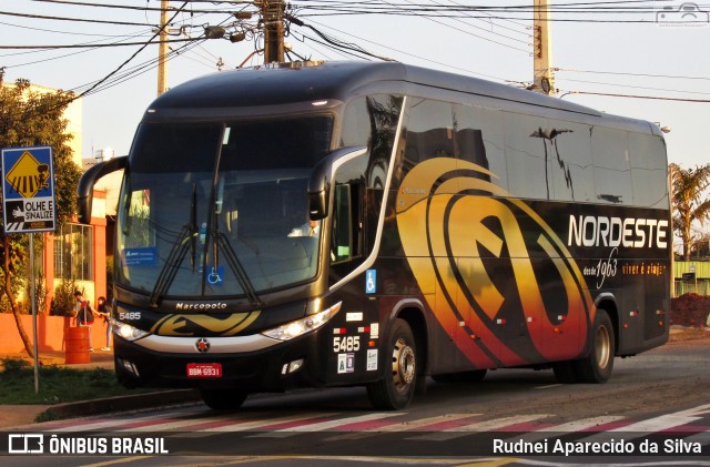 Expresso Nordeste 5485 na cidade de Londrina, Paraná, Brasil, por Rudnei Aparecido da Silva. ID da foto: 7416200.