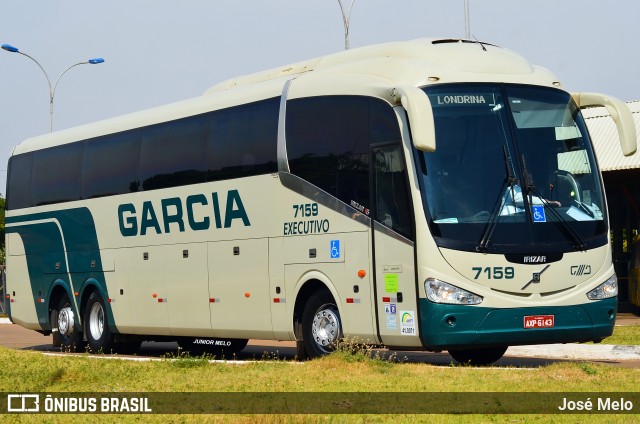 Viação Garcia 7159 na cidade de Maringá, Paraná, Brasil, por José Melo. ID da foto: 7415899.