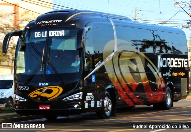 Expresso Nordeste 5573 na cidade de Londrina, Paraná, Brasil, por Rudnei Aparecido da Silva. ID da foto: 7416187.