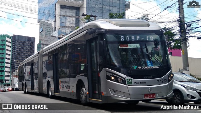 Viação Campo Belo 7 1292 na cidade de São Paulo, São Paulo, Brasil, por Asprilla Matheus. ID da foto: 7417100.