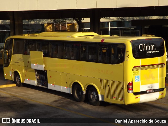 Viação Itapemirim 8823 na cidade de Ribeirão Preto, São Paulo, Brasil, por Daniel Aparecido de Souza. Número da foto: #7415345.