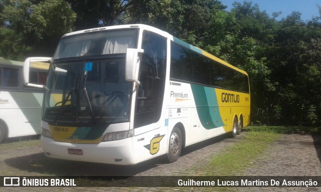 Empresa Gontijo de Transportes 11840 na cidade de Belo Horizonte, Minas Gerais, Brasil, por Guilherme Lucas Martins De Assunção. ID da foto: 7415203.