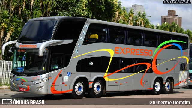 Expresso Transporte e Turismo Ltda. 3571 na cidade de Curitiba, Paraná, Brasil, por Guilherme Bomfim. Número da foto: #7419024.