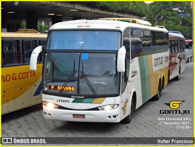 Empresa Gontijo de Transportes 17095 na cidade de Belo Horizonte, Minas Gerais, Brasil, por Valter Francisco. ID da foto: 7419351.