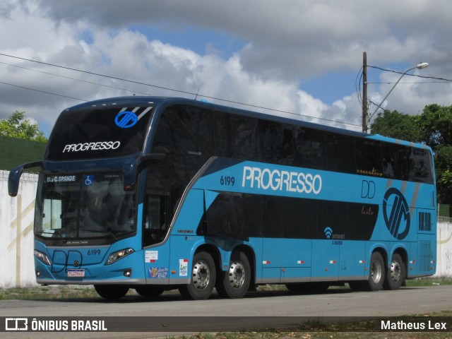 Auto Viação Progresso 6199 na cidade de Recife, Pernambuco, Brasil, por Matheus Lex. Número da foto: #7417992.