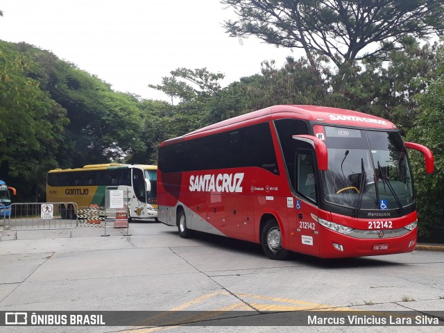 Viação Santa Cruz 212142 na cidade de São Paulo, São Paulo, Brasil, por Marcus Vinicius Lara Silva. ID da foto: 7417915.