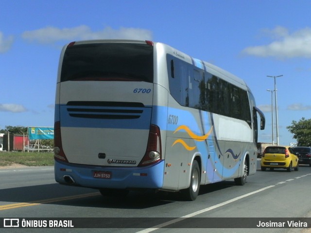 Trans Brasil > TCB - Transporte Coletivo Brasil 6700 na cidade de Curvelo, Minas Gerais, Brasil, por Josimar Vieira. ID da foto: 7418173.