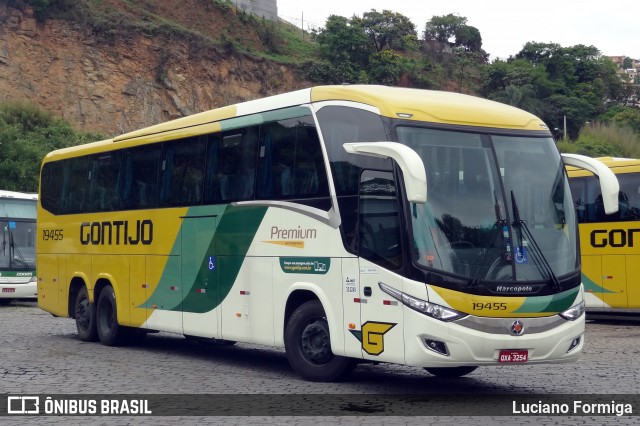 Empresa Gontijo de Transportes 19455 na cidade de Belo Horizonte, Minas Gerais, Brasil, por Luciano Formiga. ID da foto: 7418737.