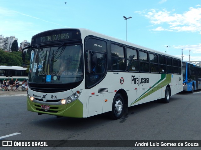 Viação Pirajuçara 814 na cidade de São Paulo, São Paulo, Brasil, por André Luiz Gomes de Souza. ID da foto: 7419286.