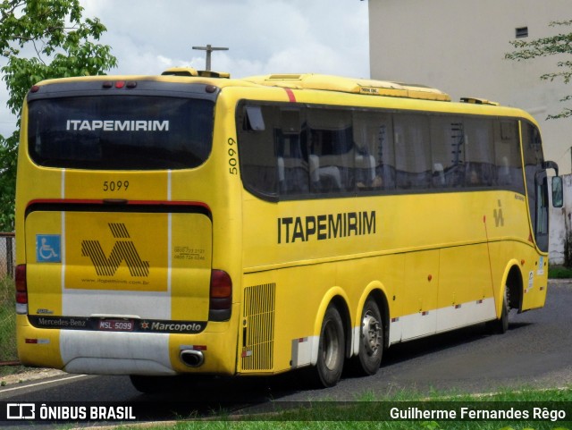 Viação Itapemirim 5099 na cidade de Teresina, Piauí, Brasil, por Guilherme Fernandes Rêgo. ID da foto: 7421070.