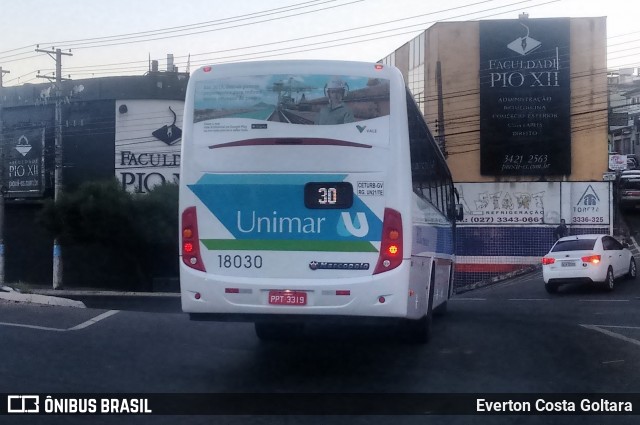 Unimar Transportes 18030 na cidade de Cariacica, Espírito Santo, Brasil, por Everton Costa Goltara. ID da foto: 7420262.