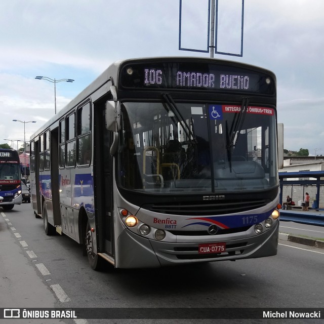 BBTT - Benfica Barueri Transporte e Turismo 1175 na cidade de Itapevi, São Paulo, Brasil, por Michel Nowacki. ID da foto: 7422981.