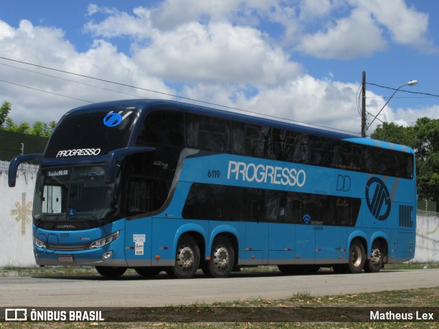 Auto Viação Progresso 6119 na cidade de Recife, Pernambuco, Brasil, por Matheus Lex. Número da foto: #7419959.
