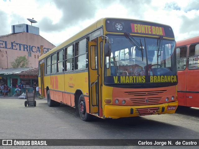 Ônibus Particulares JTW8766 na cidade de Bragança, Pará, Brasil, por Carlos Jorge N.  de Castro. ID da foto: 7420488.