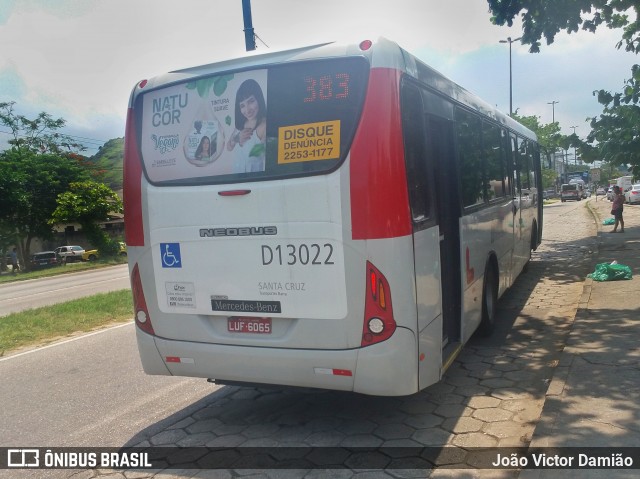 Transportes Barra D13022 na cidade de Rio de Janeiro, Rio de Janeiro, Brasil, por João Victor Damião. Número da foto: #7420284.