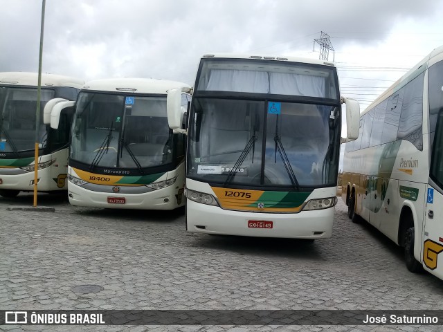 Empresa Gontijo de Transportes 12075 na cidade de Messias, Alagoas, Brasil, por José Saturnino. ID da foto: 7421142.