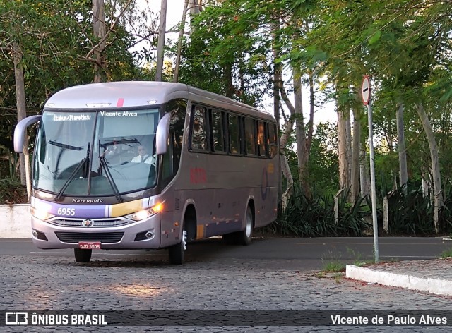 Rota Transportes Rodoviários 6955 na cidade de Itapetinga, Bahia, Brasil, por Vicente de Paulo Alves. Número da foto: #7423124.